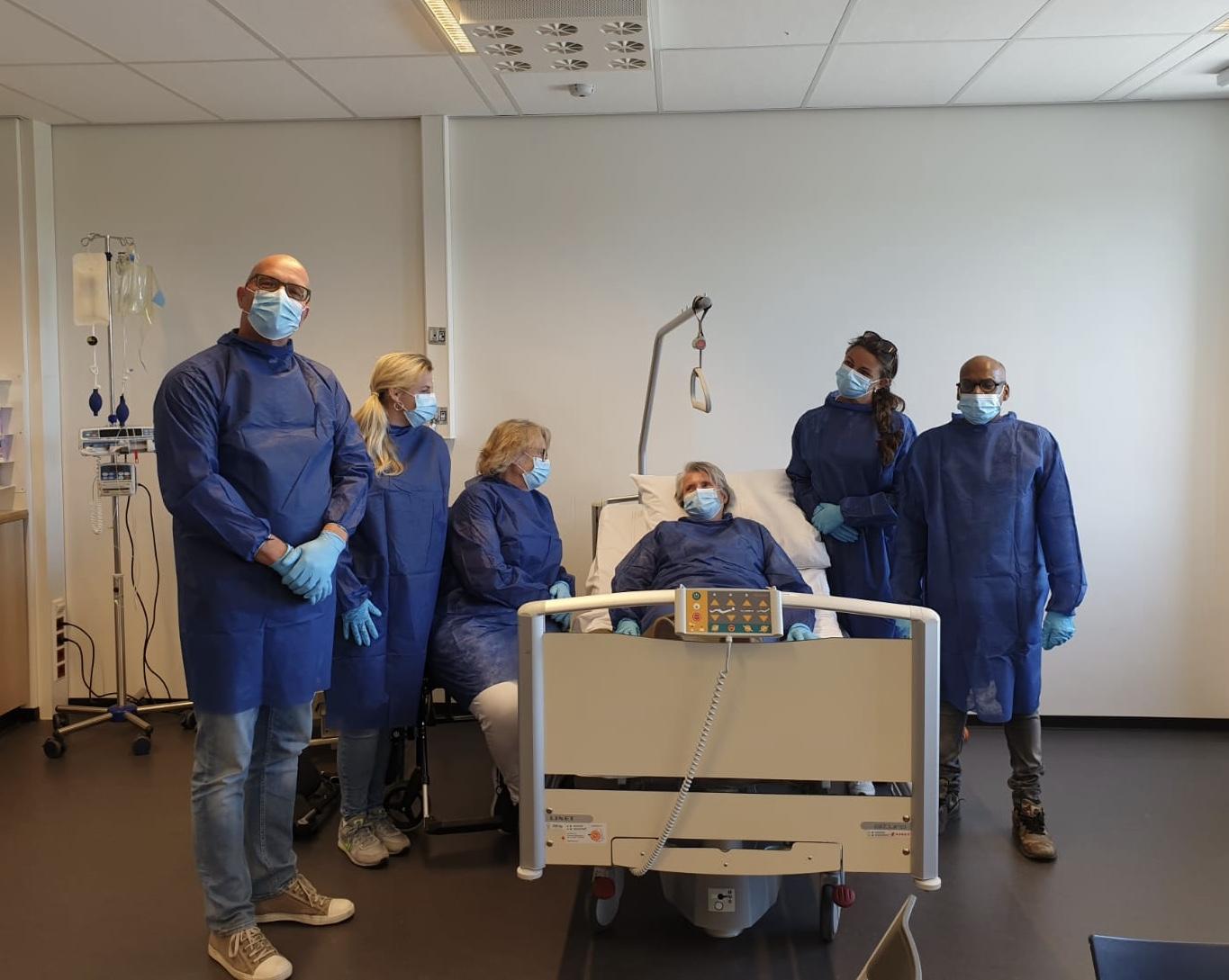 De vrijwilligerszorg gaat door