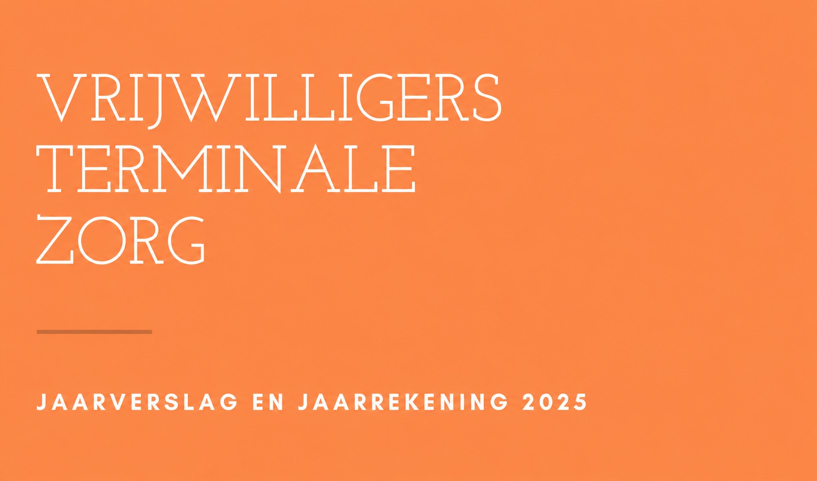 Jaarverslag en jaarrekening 2025
